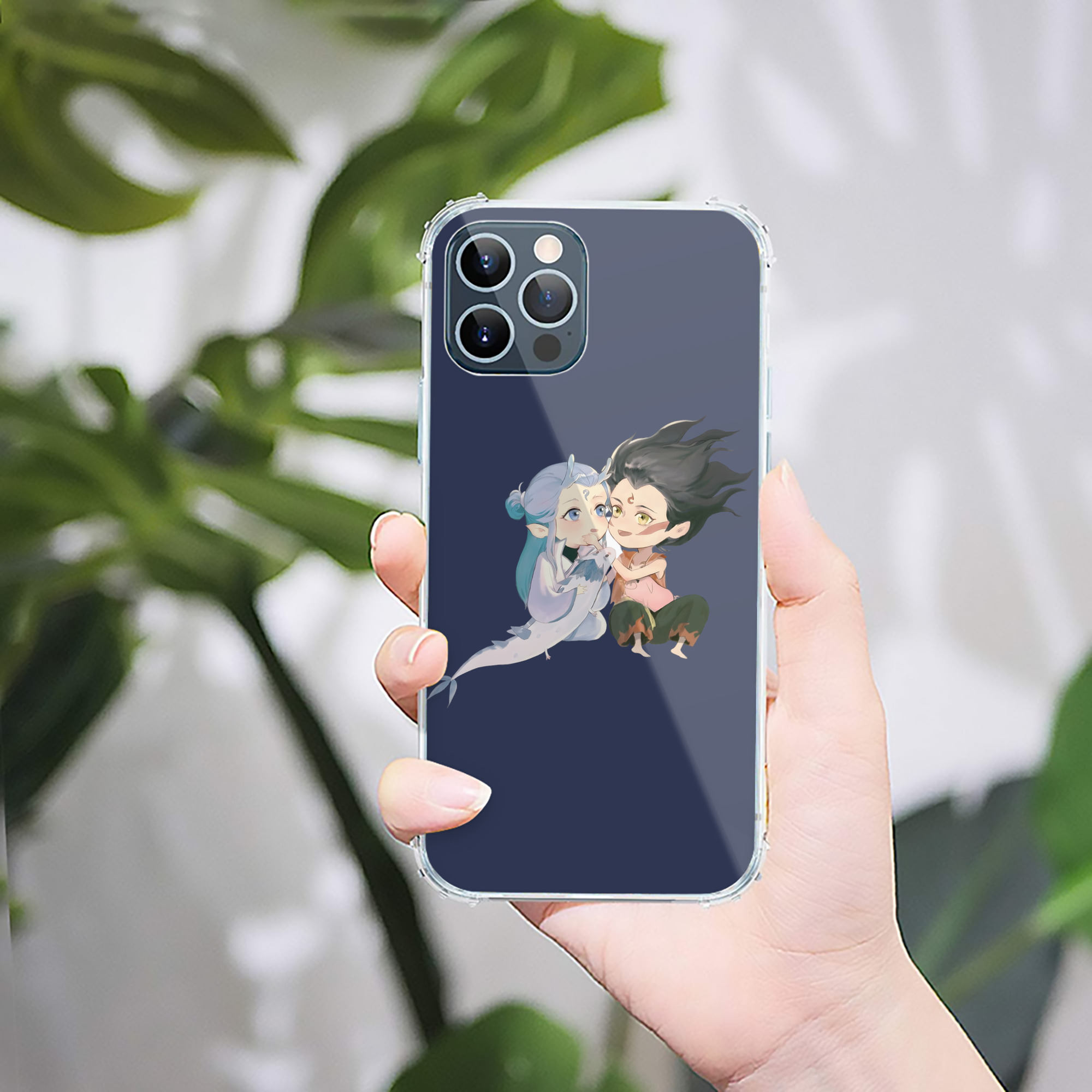 （画像用） Ne Zha 2 ナタ 魔童の大暴れ 【iPhone 12シリーズ対応】透明スマホケース（クリアソフトケース）